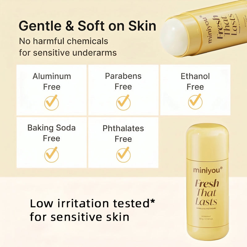 Vanilla Pistachio Aluminum Free Deodorant | 24H Odor Control + Dark Underarm Brightening for Sensitive Underarms