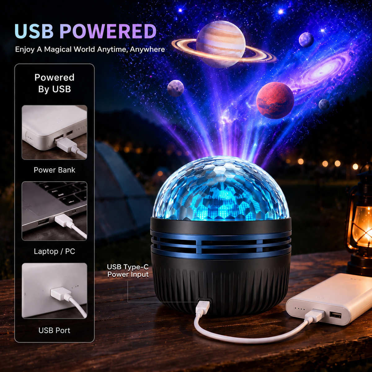 🦖 HOT DEAL 50% OFF |  Markedke 5D Galaxy Projector